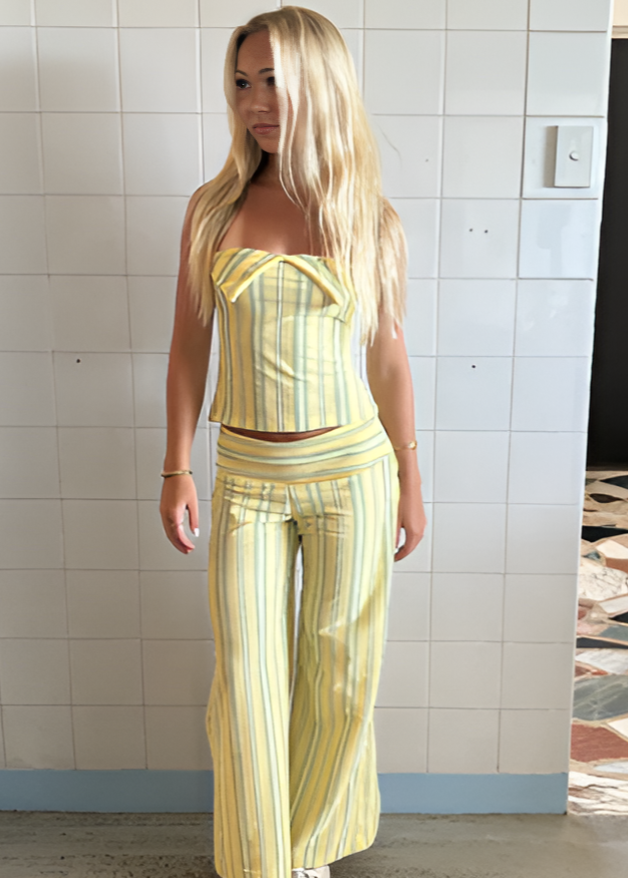 LondMode | Striped Two-Piece Set