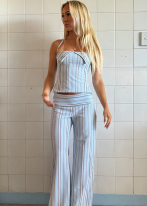 LondMode | Striped Two-Piece Set